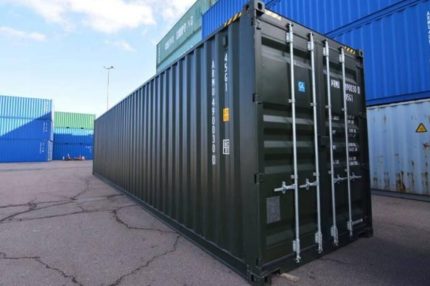 shipping container stadium